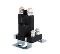 Relé de arranque de corriente 500A DC 12V SPST Contactor de arranque automático Compatible con accesorios de bricolaje para coche relé de corriente pesada