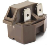 Relé de arranque de refrigerador PTC Compresor Start Device 15 Ohm Brown Housing para refrigerador de bebidas para mini refrigerador reemplazo 29x21mm