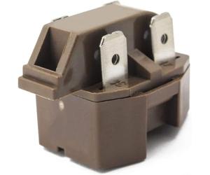 Relé de arranque de refrigerador PTC Compresor Start Device 15 Ohm Brown Housing para refrigerador de bebidas para mini refrigerador reemplazo 29x21mm