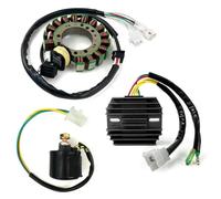Relé de Arranque Solenoide Estator Bobina Regulador Rectificador Estator Junta 3HN-85510-10-00 Compatible con Warrior 350 YFM350X 1996-2001