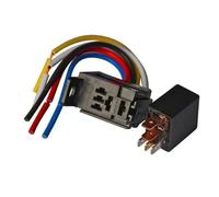 Relé de bomba de aceite for coche, 4 pines, 5 pines, 40 A, 12 V, 24 V, for aire acondicionado, universal, violeta, 1 unidad(24v 5pin relay)