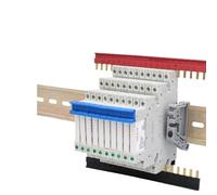 Relé de carril Din HF 41F, relés delgados con LED 6A, montaje en carril DIN, 41F-5-ZS 41F-12-ZS 41F-24-ZS 5V/12V/24V, 5 uds.(10PCS 5V)