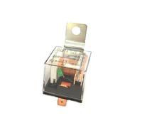 Relé de coche con carcasa transparente y luz LED, DC 12 V, 80 A, interruptor de 5 pines, relé impermeable para faros antiniebla (1 relé)