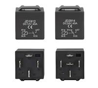 Relé de coche impermeable de 4/5 pines, 4P, 5P, 40A, de larga duración, normalmente abierto, CC 12 V, 24 V, for aire acondicionado.(DC12V,4PIN 40A)