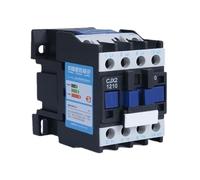 Relé de Contactor magnético de Motor trifásico, 12A, 3P, 3 polos, 1NO, CA 24V, 110V, 220 voltios, 380V, CJX2-1210 de bobina, montaje en Riel Din de 35mm(AC 110V)