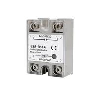 relé de estado sólido 1 relé de estado sólido monofásico sin contacto SSR CC a CC CA a CA CC a CA 24-380 V CA 10 A 25 A 40 A 50 A 60 A 80 A 100 A(DC-DC,10A)