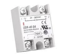 Relé de estado sólido 10A 25A 40A Módulo monofásico Entrada 3-32V CC Salida 24-380V CA SSR-10DA SSR-25DA SSR-40DA(AA (AC-AC),10A)