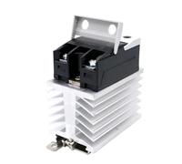 Relé de estado sólido (4-20 mA), regulador de voltaje monofásico manual (SSR) con disipador de calor (CC-CA, CC-CC, CA-CA), 1 unidad(80A,DC control DC)