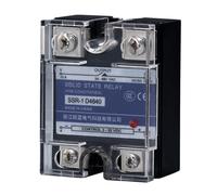 Relé de estado sólido con cubierta de plástico de 10 A ~ 100 A, DA DD AA, control de CC monofásico, relé de CA de 220 V a 3-32 V CC SSR-10DA 25DA 40DA(AA,10)