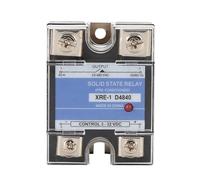 Relé de estado sólido con cubierta de plástico de 10 A ~ 150 A, DA DD AA, control de CC monofásico, relé de 220 V CA a 3-32 V CC SSR-10DA 25DA 40DA(DC-DC,150A)