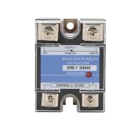 Relé de estado sólido con cubierta de plástico de 10 A a 150 A, control monofásico de CC, relé de CA de 220 V a 3-32 V CC, SSR-10DA, 25DA, 40DA(DC-DC,25A)