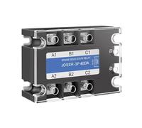 Relé de estado sólido DC-AC trifásico 10A 25A 40A 60A 80A 100A 200A SSR 3-32V 24-480V(JOSSR-200DA)