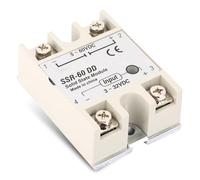 Relé de Estado Sólido DC-DC, SSR-60DD 60A 3-32V DC a 5-110VDC SSR