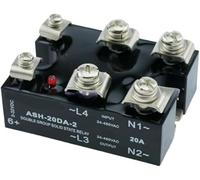 Relé de estado sólido de fase dual ASH-20DA-2 de 1 pieza 20 A for conmutación confiable