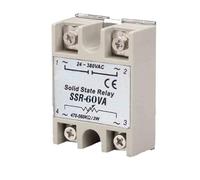 Relé de estado sólido de fase única SSR-DA SSR-AA SSR-VA DC controlled AC (60 VA)