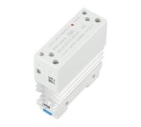 Relé de estado sólido integrado de riel 40 A, control CC monofásico CA, con disipador de calor BRM-LK40DA para aplicaciones industriales, montaje seguro en carril de 35 mm, baja pérdida de potencia