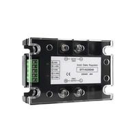 relé de estado sólido Módulo regulador de voltaje monofásico de 220 V CA con aislamiento completo, 25-200 A, con kit de ventilador y disipador de calor(Only Module,120A)