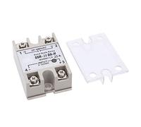 Relé de estado sólido monofásico 25DA SSR Módulo regulador de voltaje 25A 24-480V CA Carga 3-32V Control 50 60Hz Frecuencia para sistemas de control de temperatura y procesos