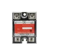 Relé de estado sólido monofásico SSR-25DD SSR-40DD SSR, entrada CC 3-32 V, salida CC 5-60 V, transformador de voltaje (1 unidad)(SSR-25DD)