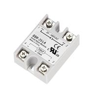 relé de estado sólido Relé de estado sólido SSR-25LA SSR-40LA, 1 unidad/5 unidades, regulador de corriente, regulador de voltaje, salida CA 24-480 V, entrada de módulo 4-20 mA.(5pcs,SSR-10LA)
