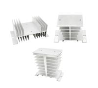 relé de estado sólido Relé de estado sólido SSR DA AA DD de 10 A a 150 A, monofásico, con aletas de aluminio, disipador de calor de aluminio, montaje en riel del radiador.(Single SSR 10-150A)