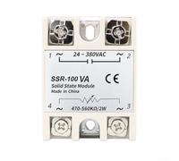 Relé de estado sólido Ssr-10va a 100va con disipador de calor de cobre, ABS ignífugo para Shell para regulación de voltaje de CA y sistemas de energía alternativos (SSR-100VA)