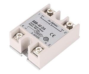 Relé de Estado Sólido SSR-40DA Monofásico 40A con Disipador de Calor 3-32V DC / 24-380V AC