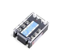 Relé de estado sólido trifásico 10 A, 25 A, 40 A, DA, 60 A, 80 A, 100 A, 150 A, 200 A, 3-32 V CC, control 24-480 CA, tres CC-CA(Heat Sink3-S)