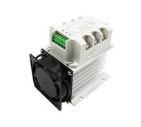Relé de estado sólido trifásico de 120 A a 200 A con disipador de calor y regulador de potencia de ventilador.(120A (27KW))