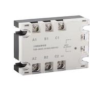 Relé de Estado Sólido Trifásico SSR-40AA-H, 40A, Entrada 90-250VAC, Carga 24-480VAC, para Automatización Industrial