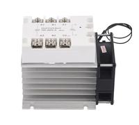 Relé de Estado Sólido Trifásico TSR60DAR - Control Automático Carga 480VAC, Compatible TTL, Sin Radiador - Operación Estable y Seguro para Automatización Industrial (TSR-80DA-R Con radiador)