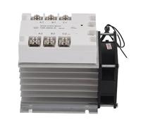 Relé de Estado Sólido Trifásico TSR60DAR - Control Automático Carga 480VAC, Compatible TTL, Sin Radiador - Operación Estable y Seguro para Automatización Industrial (TSR-60DA-R Con radiador)