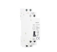 Relé de impulsos Relé de impulso mecánico hogar biestable enclavamiento Control automático 1P 2P 16A 1NO 2NO bobina 230V AC 110V DC(1NO)