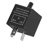 Relé de Intermitencia Electrónico CF13 JL-02 de 3 Pin, Módulo de Intermitencia de Relé de Señal de Giro de Frecuencia Ajustable de 12V para Vehículo de Automóvil Bombillas de Luz de Señal de Giro