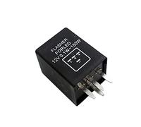 Relé de intermitencia LED electrónico 4 pines y 5 for bombillas señal giro, problema parpadeo rápido Hyper Flash for accesorios coche americano(5 Pin)