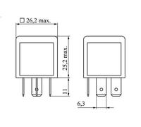Relé de intermitencia para BOSCH 0 986 332 071 MG ZT 2 2002-2003