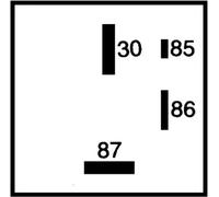Relé de la bomba de combustible 4RP 008 189-151 HELLA para SEAT AUDI VW SKODA