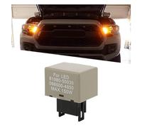 Relé de montaje de intermitentes LED para coche, 8 pines LM449 81980-50030 066500-4650, relé de señal de giro LED electrónico para reparación de súper flash, apto para la mayoría de bombillas LED de