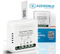 Relé de paso electrónico silencioso 230 V 16 A, Step Impulse Relay para iluminación, caja compacta, 40 x 40 x 18 mm, IP20, 1 contacto no, manejable por varios botones