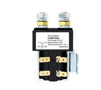 Relé de potencia 12 V, 24 V, 36 V, 48 V, 60 V, 72 V Contactores de batería Contactor de CC for montacargas 100 A Normalmente abierto(Coil voltage 12VDC)