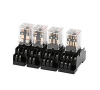 Relé de potencia bobina DPDT MY2NJ MY4NJ LY2NJ LY4NJ HH52P HH54P HH62P HH64P HHC68A-2Z Base enchufe DC12V DC24V AC220V(Dc24v,HH52P No base)