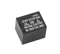 Relé de repuesto T73 HF3FF UT3FF-5VDC-C12VDC-C/24VDC-C 4 pines 5 pines 10A tipo normalmente abierto 1 Uds(UT3FF-24VDC-C(5脚转换型))