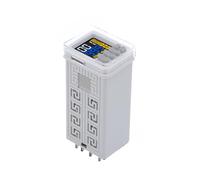 Relé de retardo 24V220V YF2/4 H3Y-2 instantáneo ajustable pequeño ciclo visualización digital encendido(YF4-XS DC12V)