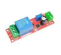 Relé de retardo de CC de 5 V y 12 V, relé de tiempo NE555, relé de temporización blindado, interruptor de control del temporizador(12V)