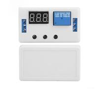 Relé de retardo de tiempo, interruptor de temporizador de 1 canal ajustable con carcasa para 12 V 24 V Cuatro modos de funcionamiento Aislamiento óptico larga industria