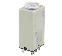 Relé de retardo de tiempo JSZ6-4 JSZ6-2 H3Y-4 H3Y-2 CC 24 V CA 220 V 1 s 5 s 10 s 60 s Interruptor de 1 minuto 8 14 pines(5 second,NO BASE_AC220V_8PIN 2NO AND 2NC)