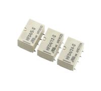 Relé de señal HFD4/3-S HFD4/5-S HFD4/12-S HFD4/24-S, 3 V, 5 V, 12 V, 24 V, 2 A, 8 pines, conversión de dos grupos, SMD SMT, 5 unidades(12V)