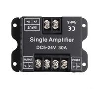 Relé de señal LED para tiras de un solo color CC 5 V a 24 V, salida de entrada de 30 A, capacidad de carga para un control fiable de larga distancia
