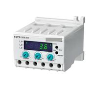 Relé de sobrecarga térmica SOPR-3DE digital Protector motor(Un 24ac Dc,1-6A)