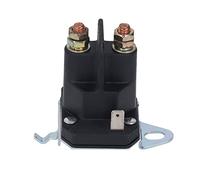 Relé de solenoide de arranque 12 VCC, relé de conmutación magnética de 3 terminales para piezas de repuesto de cortadoras de césped, relé de alta potencia en ABS con bobinas de